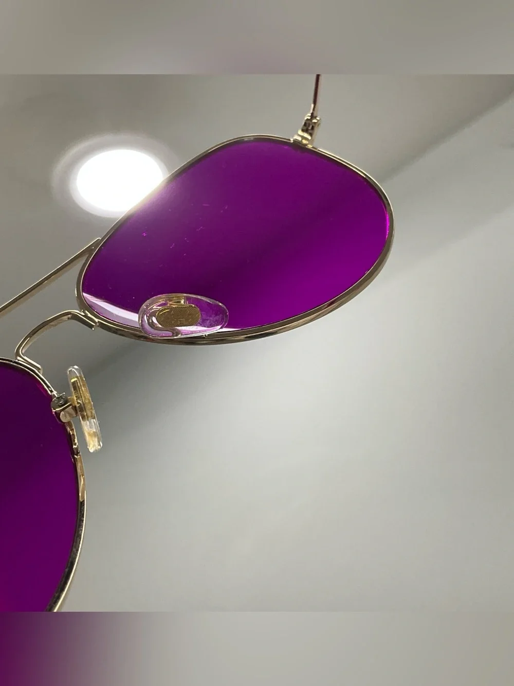 Rainbow Optx awakening Magenta Aviator sunglasses  Mood-Boosting